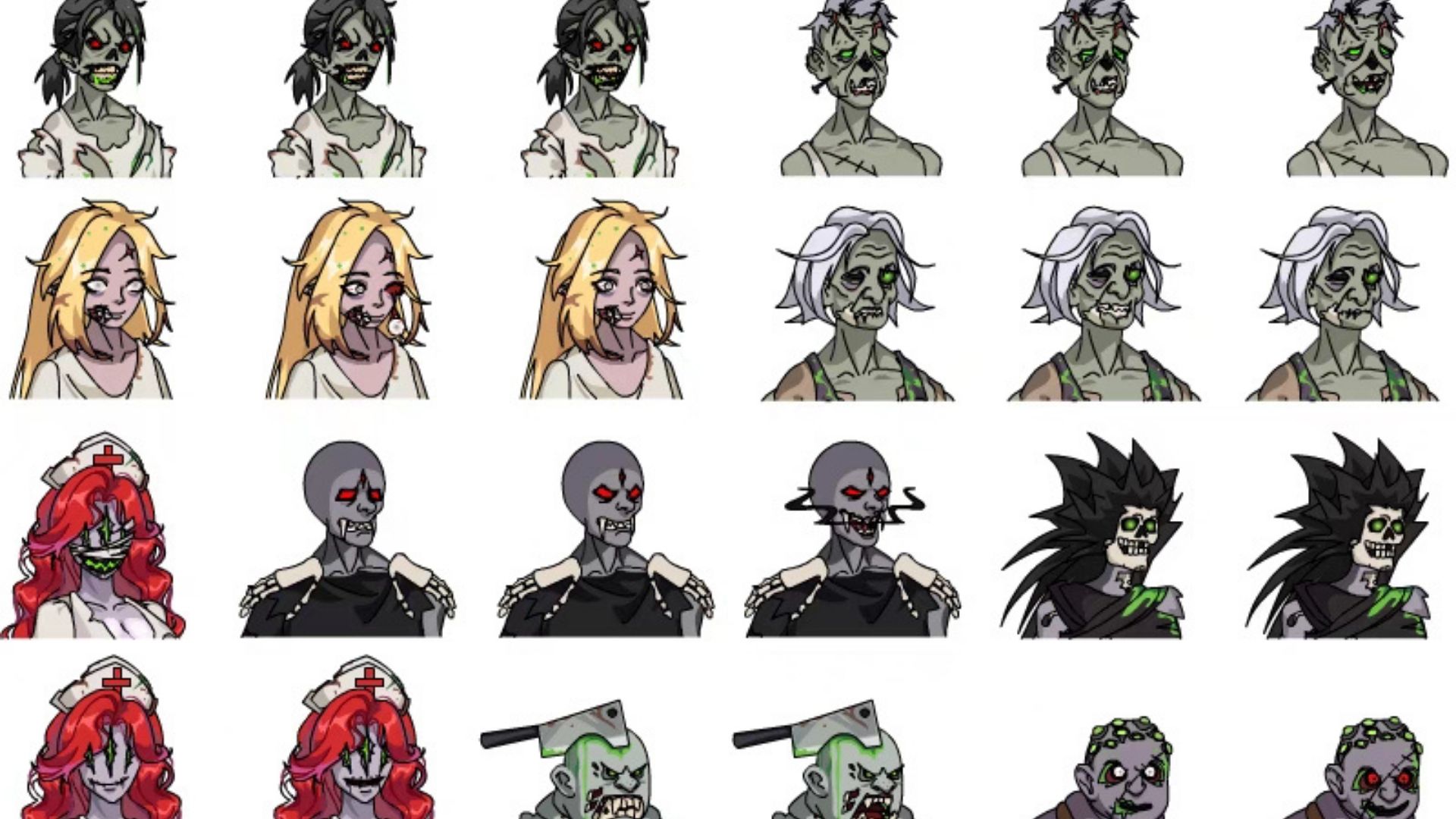 Ảnh 1 - 9 Nhân Vật Quái Vật, Zombie, Xác Sống Trong Hoạt Hình Điêu Khắc Cát Kinh Dị Sinh Tồn