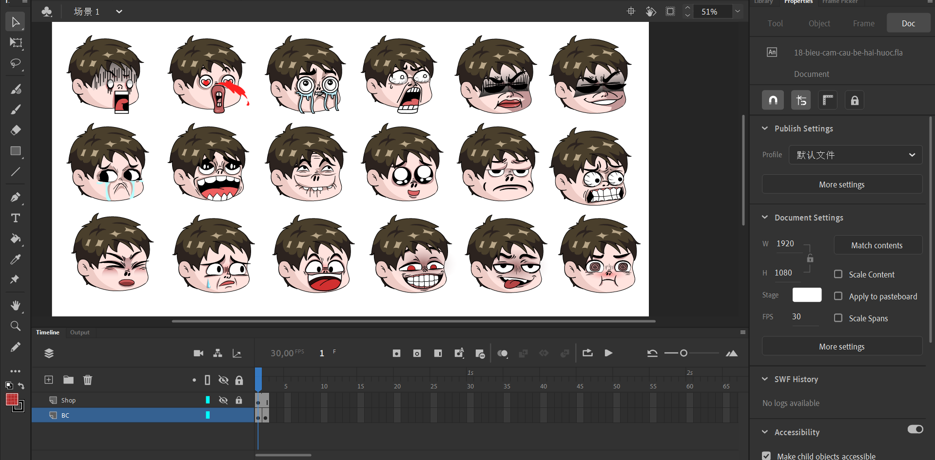 Ảnh 2 - Bộ 3 Gói Biểu Cảm Thổ Dân, Cậu Bé Hài Hước, Nam Tu Tiên Miễn Phí Trong Hoạt Hình Điêu Khắc Cát