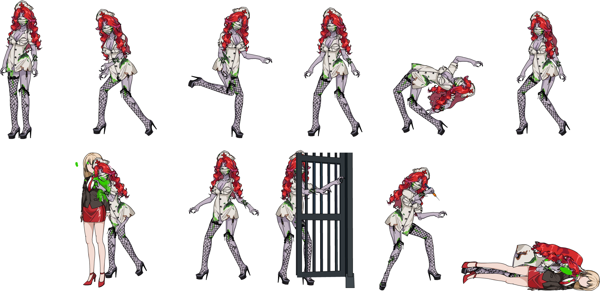 Ảnh 2 - 9 Nhân Vật Quái Vật, Zombie, Xác Sống Trong Hoạt Hình Điêu Khắc Cát Kinh Dị Sinh Tồn