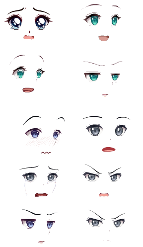 300+ Biểu Cảm Anime Mặt Người 300+ Biểu Cảm Anime Mặt Người