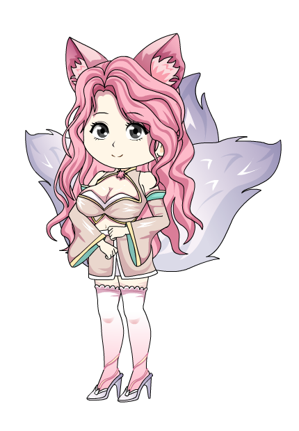 [AN] Nhân Vật Nữ Hồ Ly Tóc Hồng