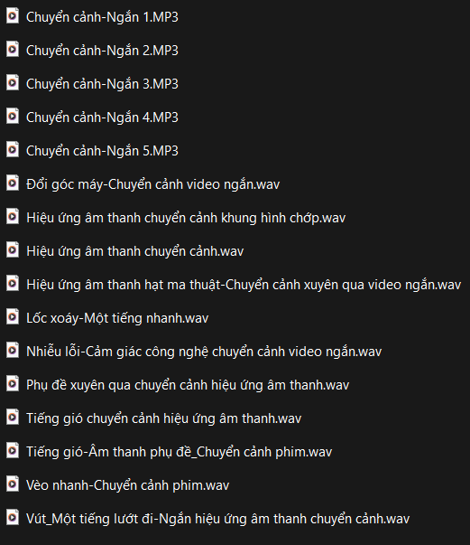 Ảnh 1 - 115 Hiệu Ứng Âm Thanh Cơ Bản Thường Được Sử Dụng