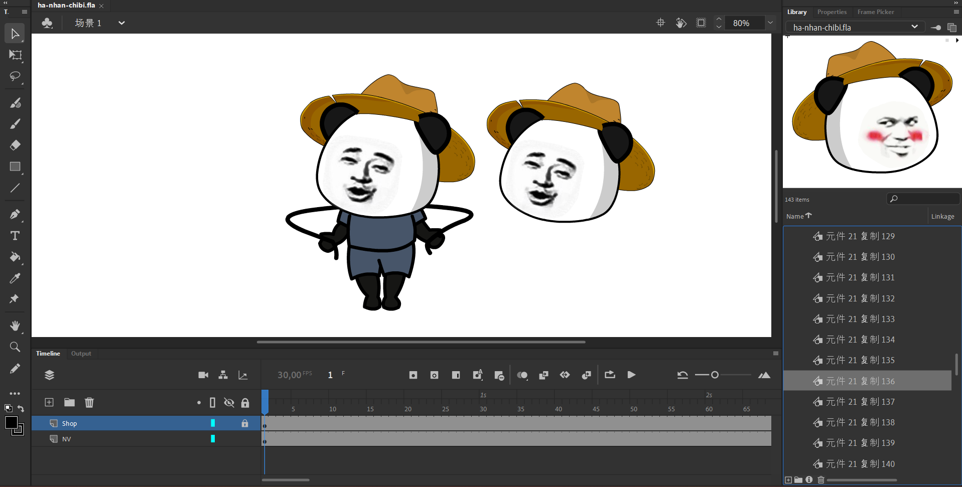 Ảnh 1 - Nhân vật Hà Nhân phiên bản Chibi Mini Ảnh 1 - Nhân vật Hà Nhân phiên bản Chibi Mini