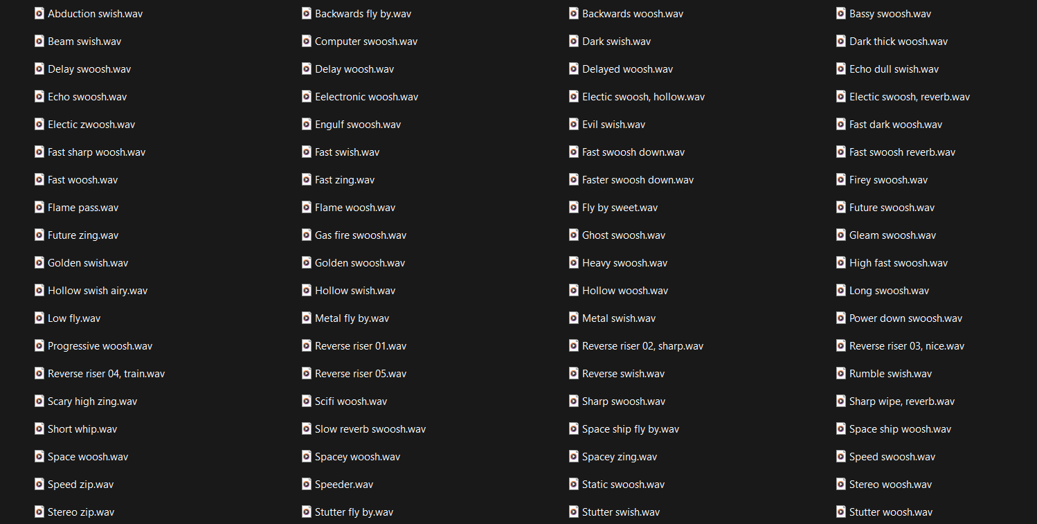 2000+ Hiệu Ứng Âm Thanh Đầy Đủ Nhất Sử Dụng Trong Hoạt Hình Gấu, Hoạt Hình Điêu Khắc Cát
