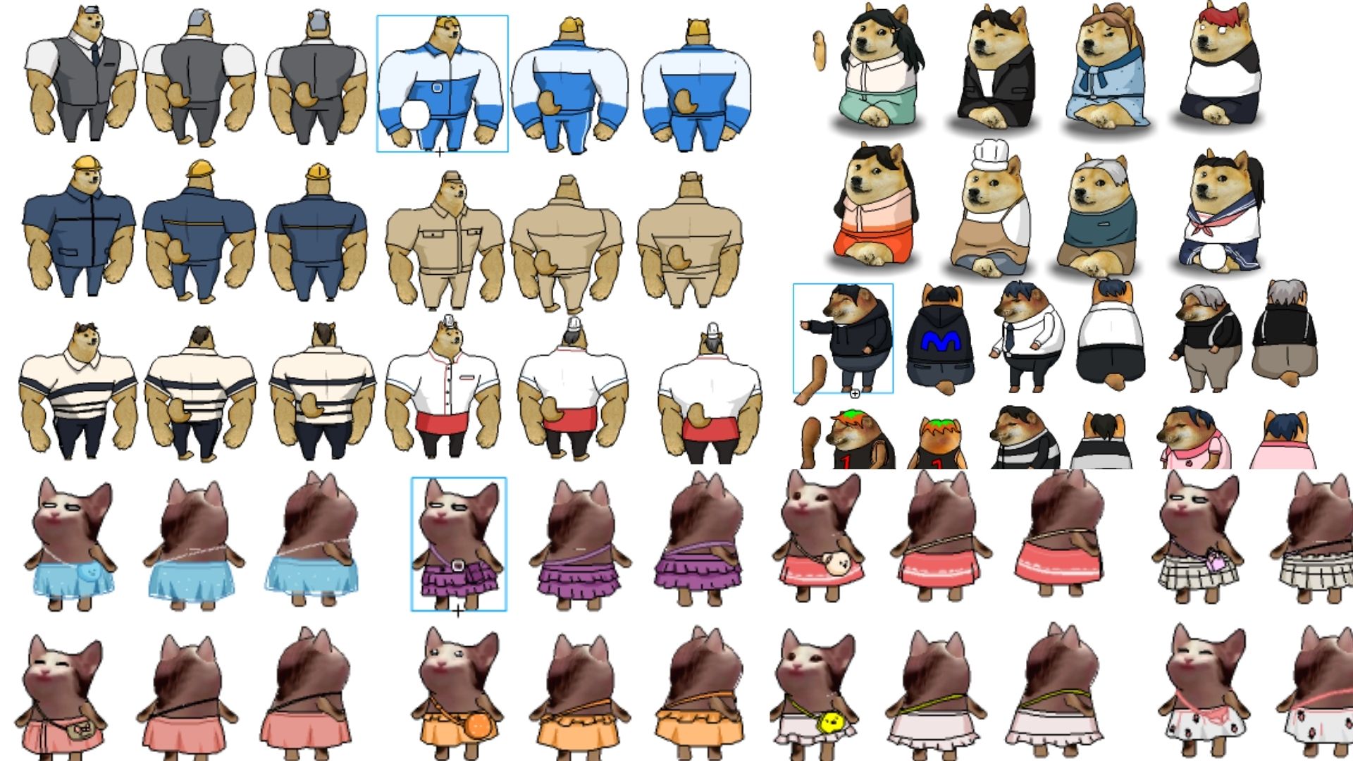 Ảnh 3 - 100+ Nhân Vật Chó Cheems, Doge, Mèo Popcat Chất Lượng Cao