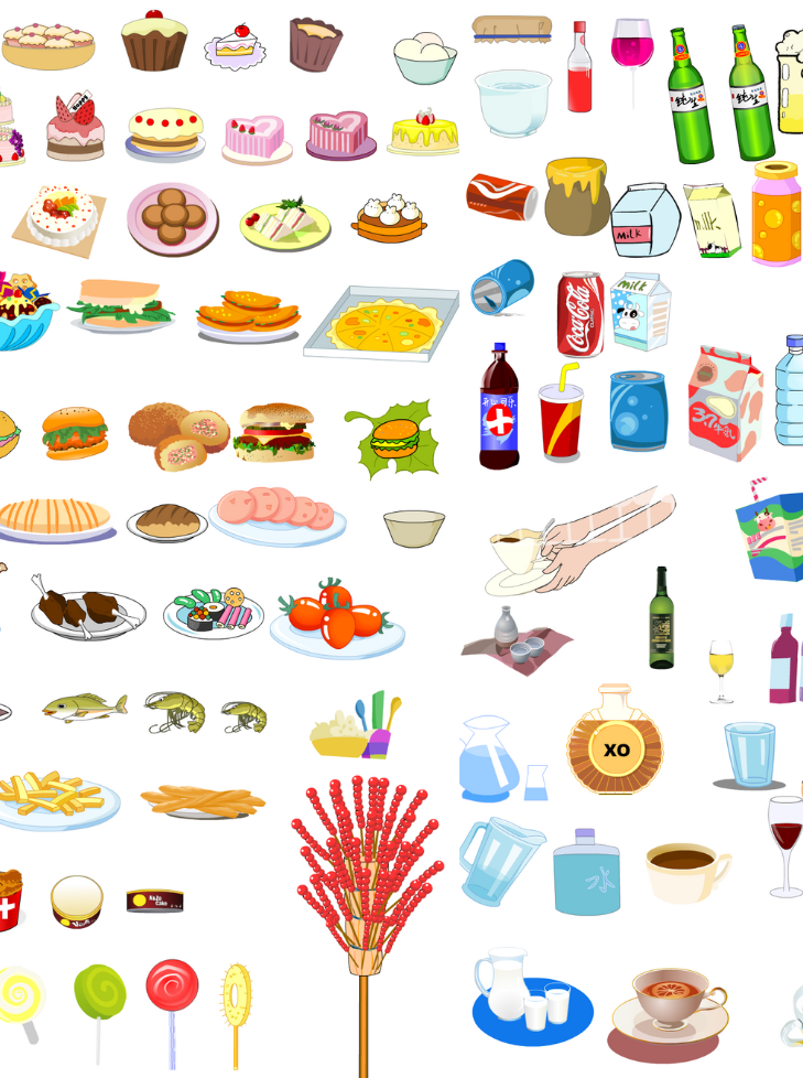 600+ Đồ Ăn, Đồ Uống, Món Ăn, Thức Uống Trong Hoạt Hình Điêu Khắc Cát