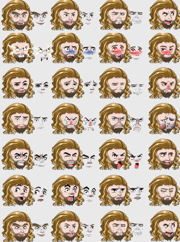 30 Biểu Cảm Người Đàn Ông Âu Mỹ Tóc Vàng Trong Hoạt Hình Điêu Khắc Cát 30 Biểu Cảm Người Đàn Ông Âu Mỹ Tóc Vàng Trong Hoạt Hình Điêu Khắc Cát