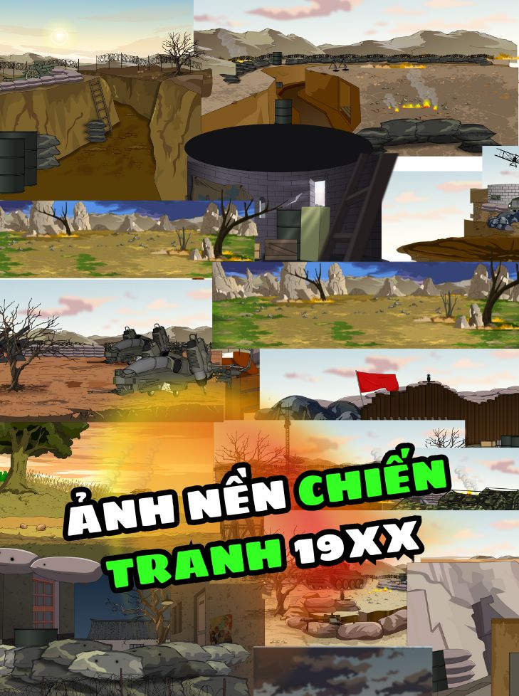 22 Ảnh Nền Chiến Trường Kháng Chiến, Chiến Tranh 19xx Trong Hoạt Hình Điêu Khắc Cát