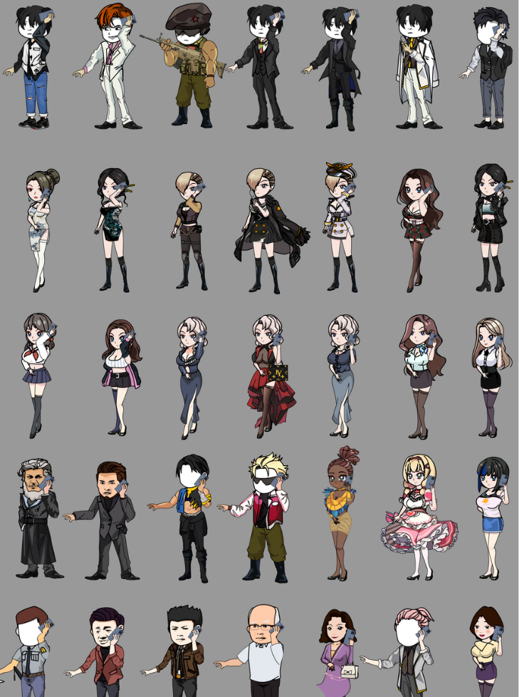 48 Nhân Vật Hắc Đạo, Mafia, Xã Hội Đen Trong Hoạt Hình Điêu Khắc Cát