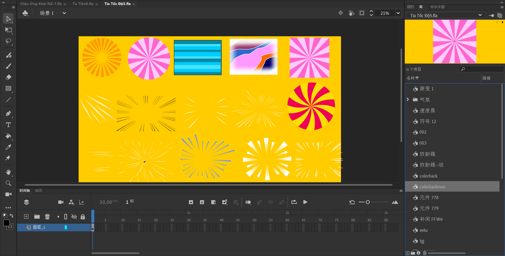 Ảnh 1 - Combo Đầy Đủ Tất Cả Các Hiệu Ứng Nhân Vật, Chiến Đấu Thông Dụng Trong Hoạt Hình Gấu