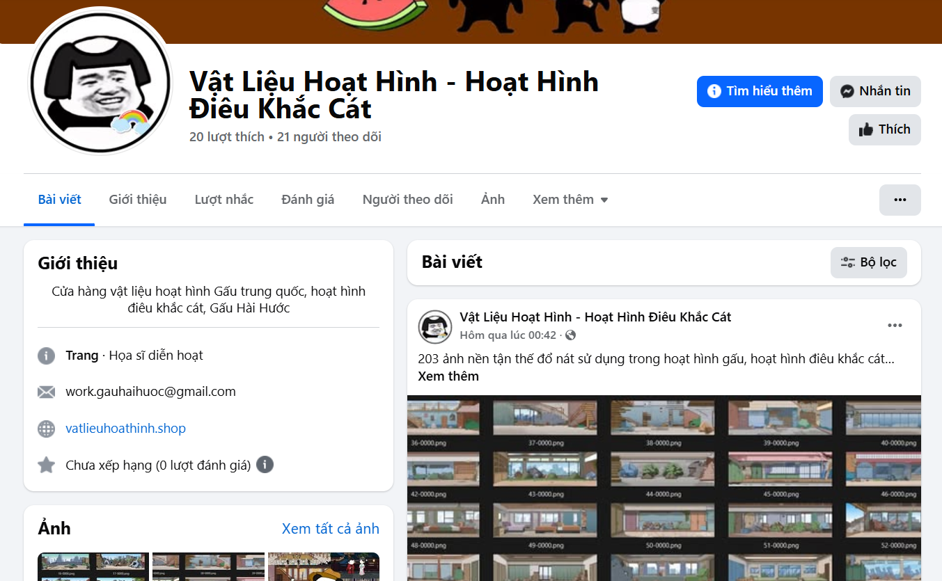 Facebook Screenshot Vật Liệu Hoạt Hình